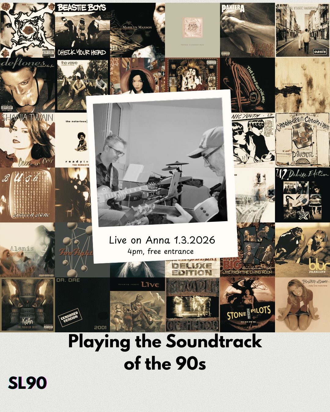 SL90 Acoustic Duo - Playing the Soundtrack of the 90s